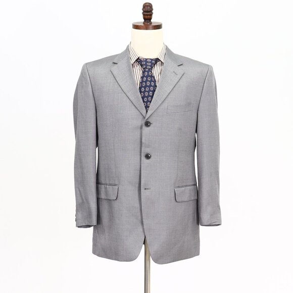 Jones New York Other - Jones New York 40R Gray Solid 3-Button Sport Coat Blazer Jacket B051